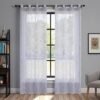 e6cd605a2f7efce058660b8e3c92cf05 Metallic Foil Sheer Curtain