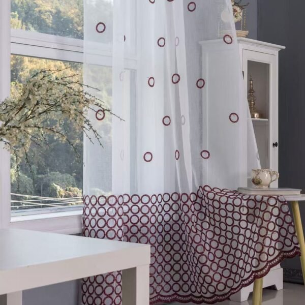 ed64e845a43310b8a9908acb5df0e9d8 Embroidered Sheer Curtain