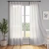 Elegant Jacquard Sheer Curtain