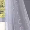 Metallic Foil Sheer Curtain
