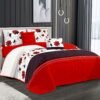6-Piece Multi-Needle Quilted Bedspread Set