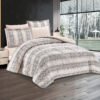 6-Piece Floral Comforter Set with Fitted Sheet