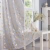 fb40c462ec733c446c17cffaf6b74449 Metallic Foil Sheer Curtain